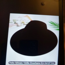 Damen Winter   Hut  cowboyhut  look.  schwarz 