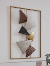 3D Metall Wandbild "Abstrakt"