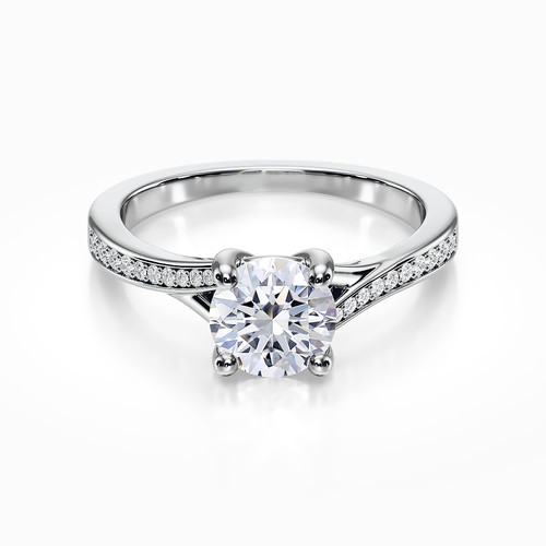 Diamant verlobungsring - ct,