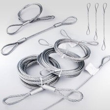 6mm Stahlseil mit Öse 0,5 -