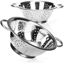 2x Küchensieb aus Edelstahl -