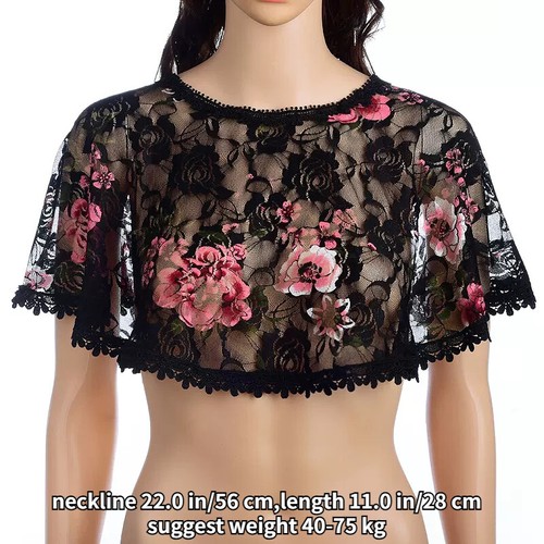 Damen spitzen capelet - damen,