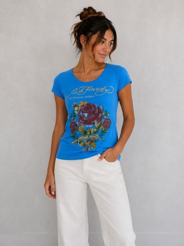 Hardy shirt damen gr l - ed, t-shirt