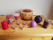 💖2,50 kg Kerzen lila rosa