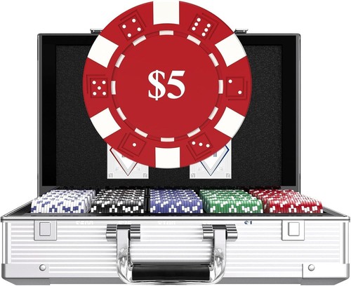 Luxus pokerkoffer set 1000 - set,