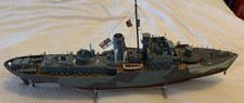 Modell Schiff HMS Bluebell 1/72 K80 WW2 WWII Kriegsschiff Fertig professionell