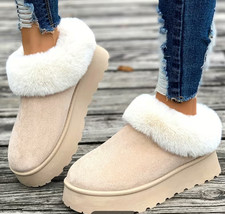 Gefütterte Fell Boots