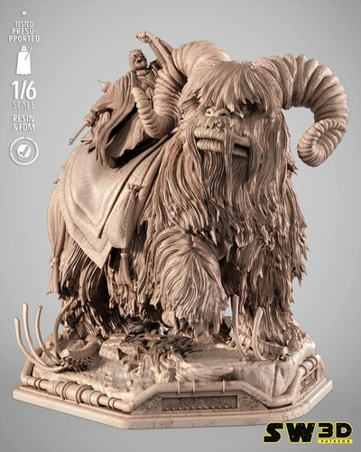 Printed 16k resin tusken - 3d,