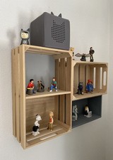 ✨ Holzregal - Regal für Hörspielbox und Hörspielfiguren (z.B. Tonies®, Tonie) ✨