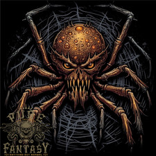 Ein Dämon Spinne Halloween