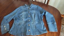 Dirndl Jeans Jacke NEU Gr.42
