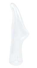 Schaufensterfuß transparent Schaufensterpuppe Dekofuß für Socken