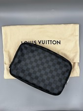 Louis Vuitton Trousse Toilette GM Damier Cobalt Pouch Kosmetiktasche Leder 
