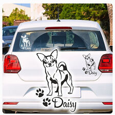 Auto Aufkleber Chihuahua Name