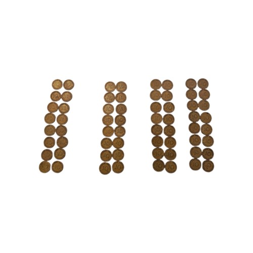 64x pfennig 1950 - f, g