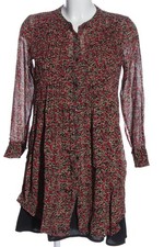 MAISON HOTEL Petticoatkleid Damen Kleid Gr. DE 36 schwarz-rot-wollweiß