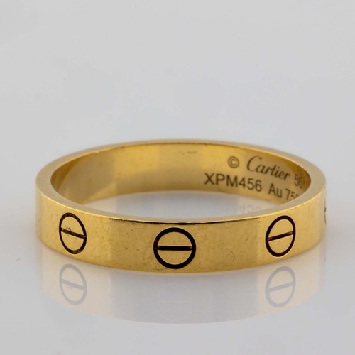 Cartier love ring 750 18k - ring, 750/18k