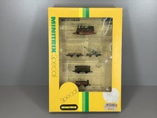 SPUR N MINITRIX Zug-Set DR BR 89 641 Arbeitszug 11018 OVP  / 5 F 273
