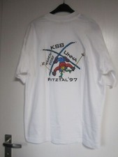Nostalgie Werbeartikel Herren T-Shirt neu Skifreizeit 1997,  100% BW,  Gr. L.,