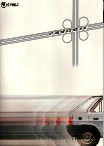 Prospekt skoda favorit 1988 - ca,