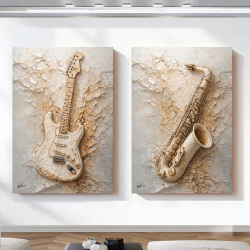 Leinwand bilder 2er set - bilder, beige