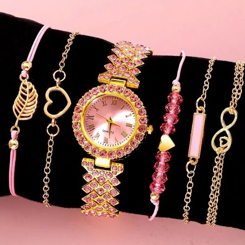 Damen armbanduhr mit 3tlg - mit,