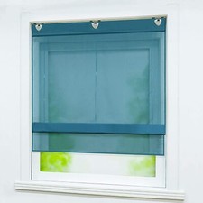 Raffrollo Ösenrollo Raffgardinen Küche Gardinen Bändchenrollo ohne Bohren Modern