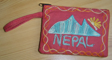 NEPAL, Filz kleine Tasche