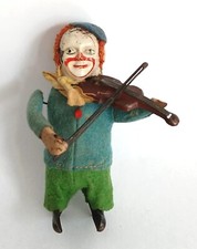 Schuco Tanzfigur?Clown mit Geige?1930-1940er|funk­ti­ons­fä­hig✅