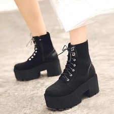 EUR35 Damen Plateau Gothic