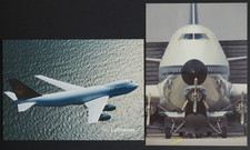 2 AK Postkarten Flugzeug