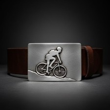 Rectangular belt buckle - belt, with