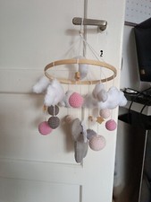 Baby Mobile Elefant Handarbeit