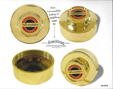 Locomobile Radkappe & Medaille Guss & Bearbeitet 1910 Geätzte Messingmedaille