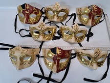 8 x Venezianische Masken