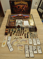 HeroQuest Brettspiel zum Teil bemalt Rarität 90ger v. MB gebraucht unvollständig