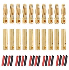 10 Paar 4mm Goldstecker
