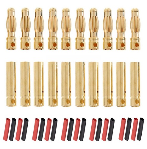 Paar 4mm goldstecker - 10,