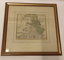 Framed Map Direct Roads of