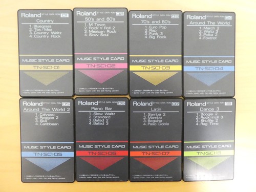 Roland music style card - roland,