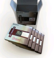 Sony MD Minidisc Premium 74 Minuten, 5er-Pack, Originalverpackung
