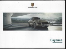 PORSCHE CAYENNE Typ 948 Betriebsanleitung 2015 Turbo / S / S Diesel Handbuch BA