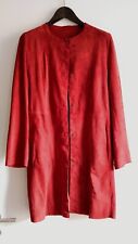 Luxus feine Lederjacke Handarbeit Marokko Gr. 40 Rot Halbmantel neu, waschbar 