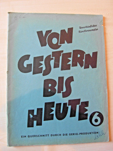 Alte noten von gestern bis - von,