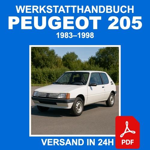 Werkstatthandbuch peugeot 205 - werkstatthandbuch,
