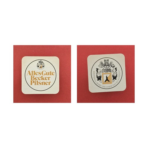 Becker gelbe schrift brauerei - becker,