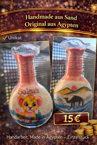 Personalisierte sandflasche - personalisierte,