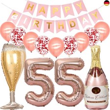 Luftballon 55. Geburtstag Deko