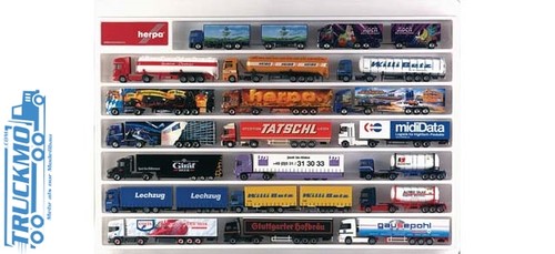 Herpa lkw schaukasten - schaukasten, weiß