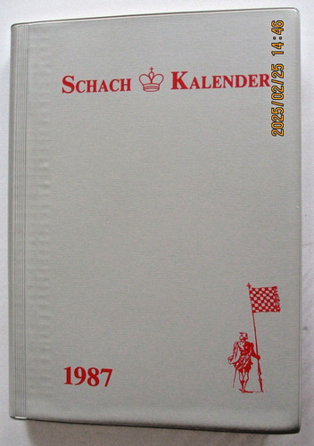 Schach kalender 1987 edition - schach,